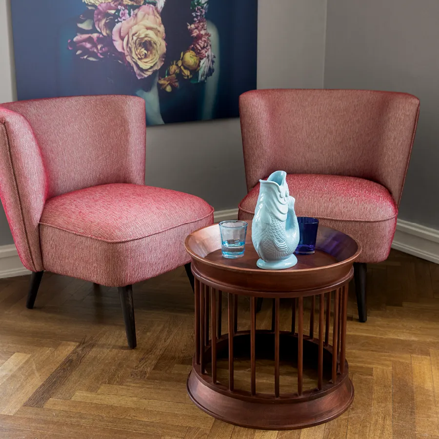 Wohnwelten - Midcentury Sessel Kopenhagen Melange